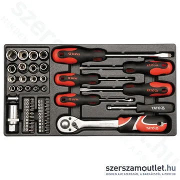 YATO Szerszámos láda szerszámokkal 80 részes (YT-38951)