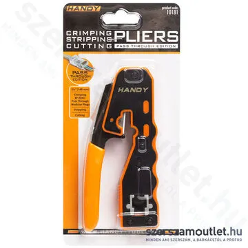 HANDY Krimpelő, blankoló, vágófogó átmenő csatlakozókhoz 8P (10181)