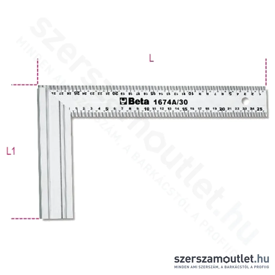 BETA 1674A Asztalos derékszög 300/69mm (016740130)
