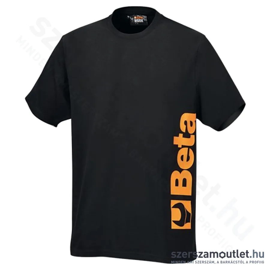 BETA 7549N „Work” póló, 100% pamut, 150 g/m2 (Fekete) (07549040)