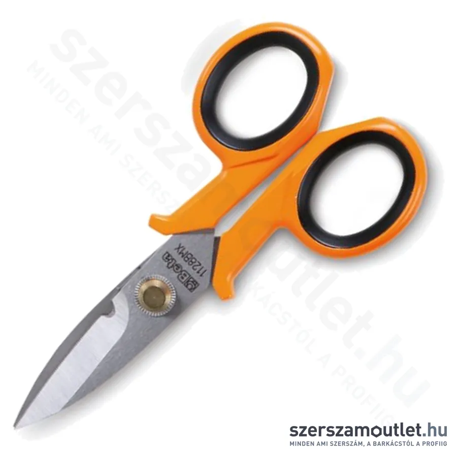 BETA 1128BMX Egyenes élű műszerész olló rozsdamentes acél, mikrofogazat 147mm (011280051)