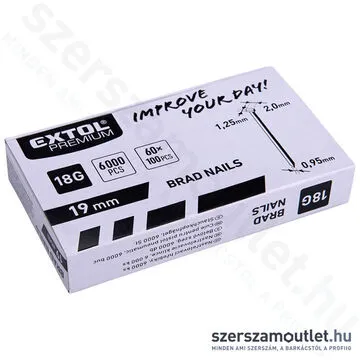 EXTOL Szeg fejjel 18G/2x19mm (6000db)