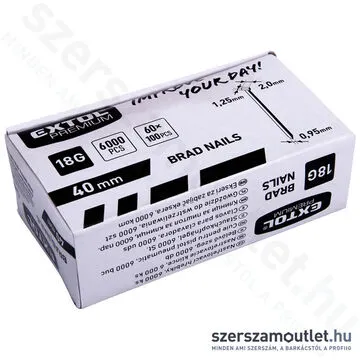 EXTOL Szeg fejjel 18G/2x40mm (6000db)