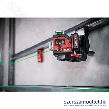 FLEX ALC 3/360-G/R 10.8 SET Akkus 360° 3 síkú vonallézer ZÖLD, L-BOXX (1x2,5Ah/10,8V) (500.739)