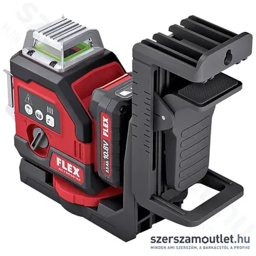 FLEX ALC 3/360-G/R 10.8 SET Akkus 360° 3 síkú vonallézer ZÖLD, L-BOXX (1x2,5Ah/10,8V) (500.739)
