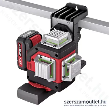 FLEX ALC 3/360-G/R 10.8 SET Akkus 360° 3 síkú vonallézer ZÖLD, L-BOXX (1x2,5Ah/10,8V) (500.739)