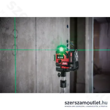 FLEX ALC 3/360-G/R 10.8 SET Akkus 360° 3 síkú vonallézer ZÖLD, L-BOXX (1x2,5Ah/10,8V) (500.739)
