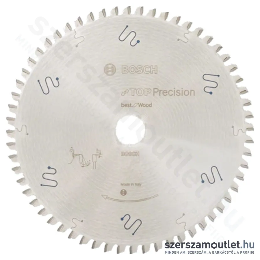 BOSCH Körfűrészlap fához, Top Precision Best for Wood, 305x2,3/1,8x30mm, 72 fog (2 608 642 103)