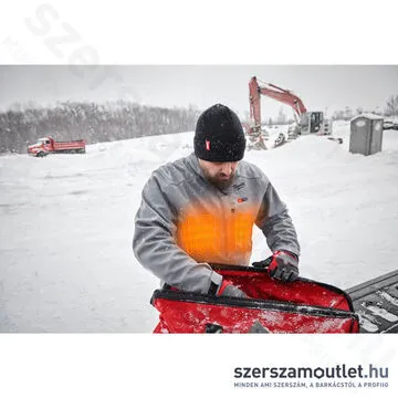 MILWAUKEE M12 HJ GREY5-0 (XL) Akkus fűthető kabát szürke (XL/12V) (Akku és töltő nélkül!)