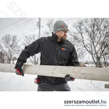MILWAUKEE M12 HJBL5-0 (L) Akkus fűthető kabát fekete (L/12V) (Akku és töltő nélkül!)