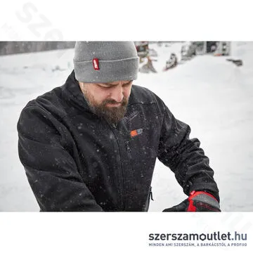 MILWAUKEE M12 HJBL5-0 (L) Akkus fűthető kabát fekete (L/12V) (Akku és töltő nélkül!)