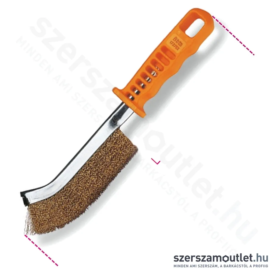 BETA 1737NX Rézzel bevont drótkefe (240mm) (017370010)