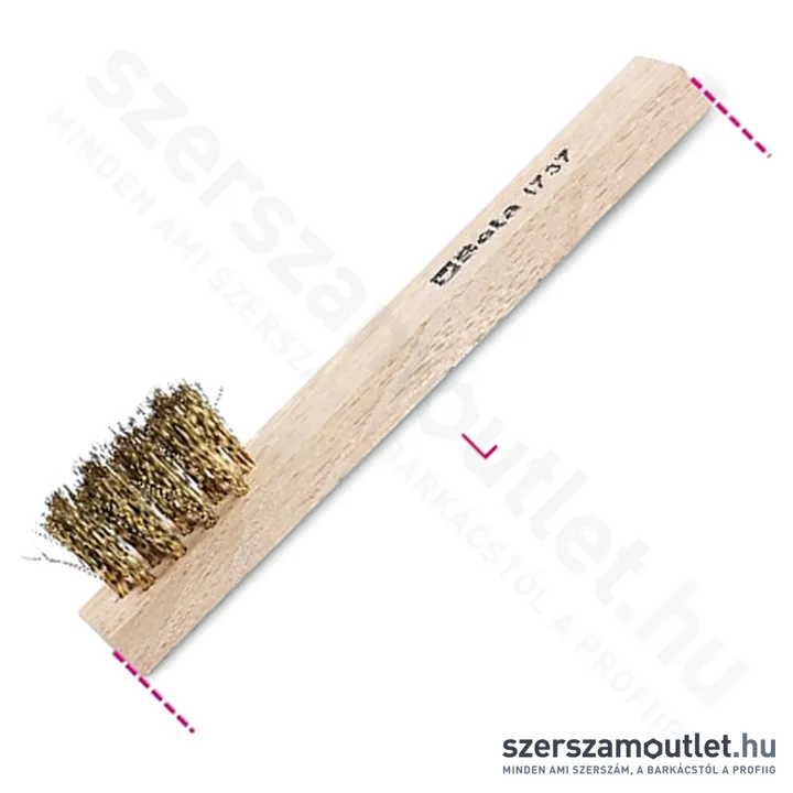 BETA 1737 Sárgaréz drótkefe 145mm (017370001)