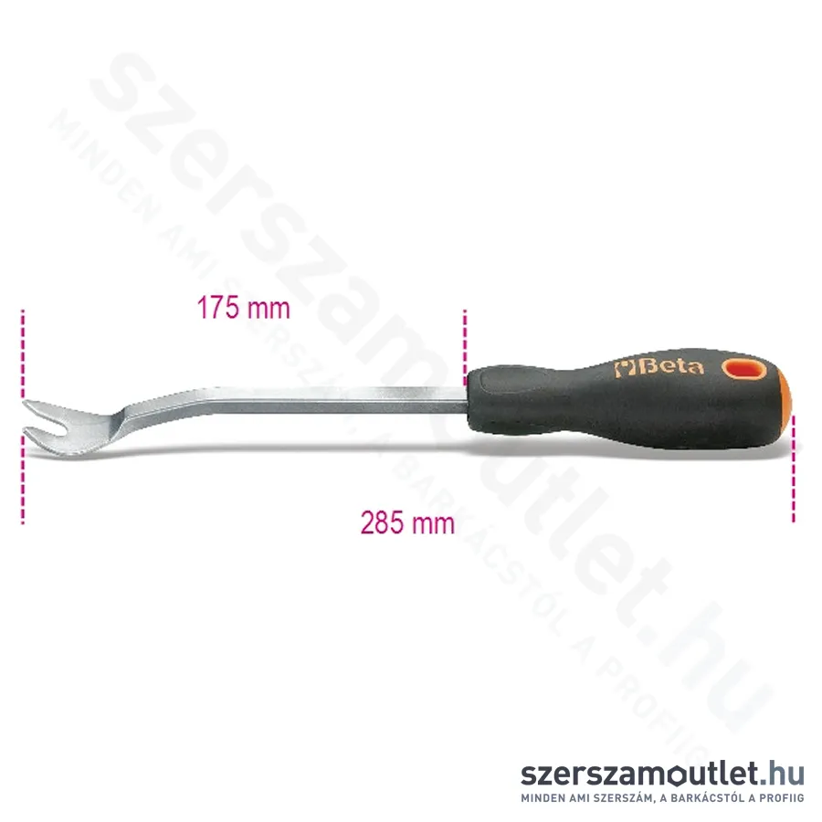 BETA 1479 Kárpitpatent kiszedő, krómozott, műanyag szárral 285mm (014790001)