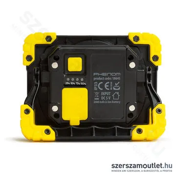 PHENOM COB LED-es mini reflektor, akkumulátoros (18645)