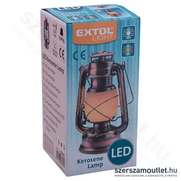 EXTOL LED-es dekorációs viharlámpa, "petróleumlámpa"
