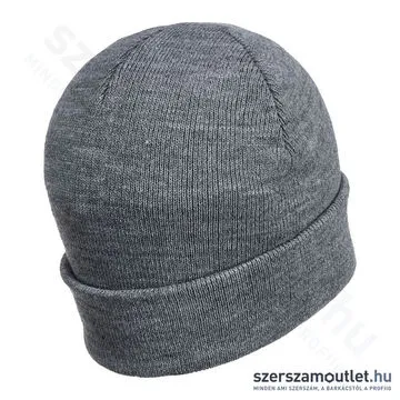 PORTWEST B029 Kötött sapka, újratölthető LED lámpával [Szürke] (B029GRR)