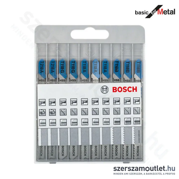 BOSCH Basic for Metal szúrófűrészlap-készlet fémhez [10db/készlet] (2607010631)