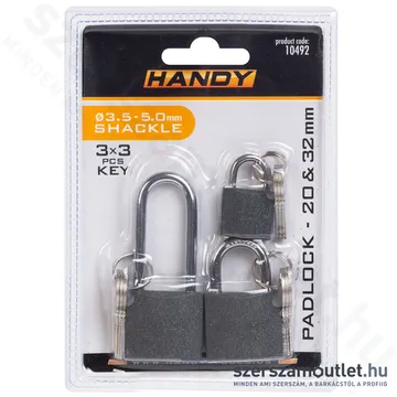 HANDY Lakat szett 3 részes (20/30/30mm) (10492)