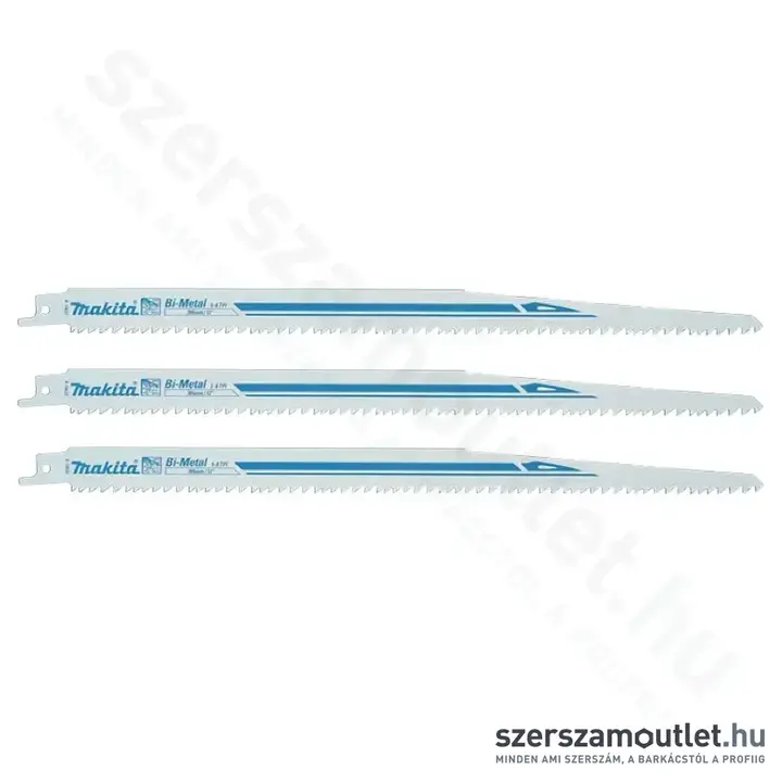 MAKITA SuperExpress Orrfűrészlap szöges fához, 305x18x1.25mm, 3db/csomag (B-10637)