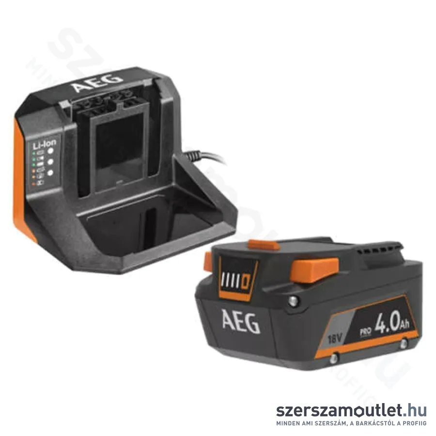 AEG SET L1840S Akku+töltő (18V/4,0Ah) (4935478933)