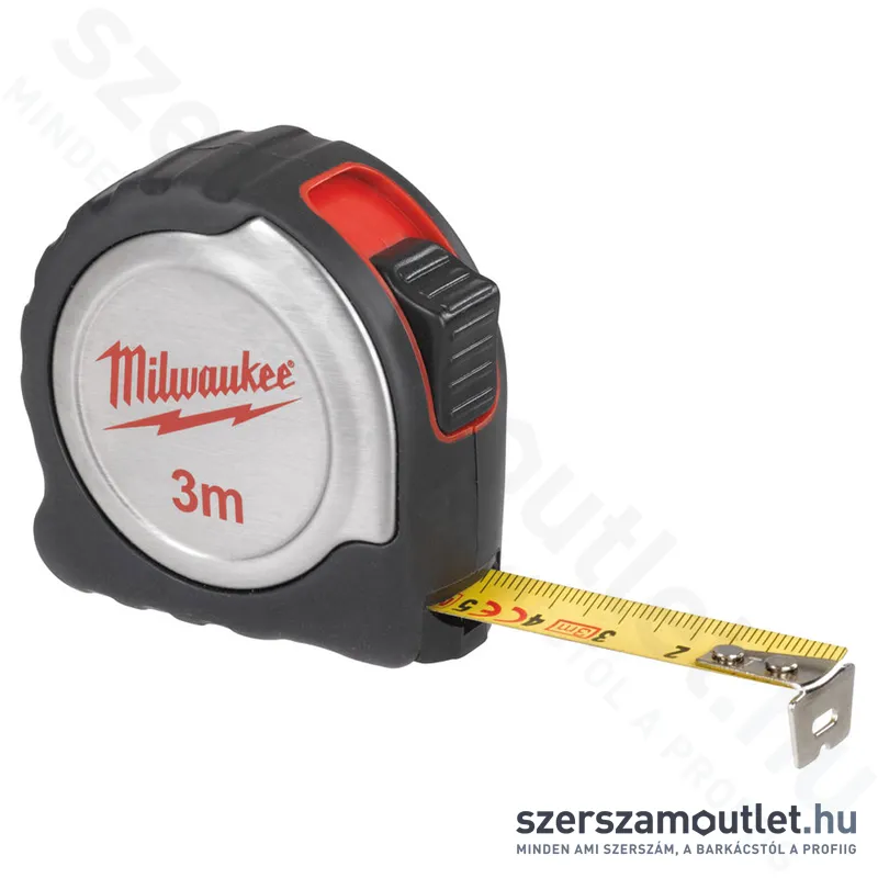 MILWAUKEE Fémházas mérőszalag 3m/16mm (4932451637)