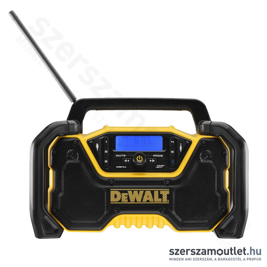 DEWALT DCR029-QW Akkus/hálózati AM/FM bluetooth rádió 18/54V (Akku és töltő nélkül)