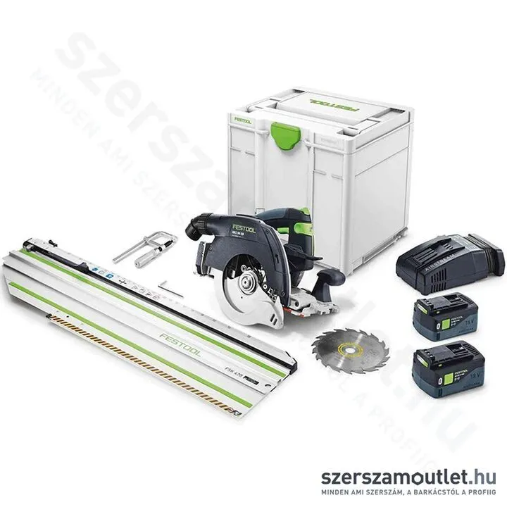 FESTOOL HKC 55 5,0 EBI-Set-FSK 420 akkus körfűrész Systainer-ben (18V)