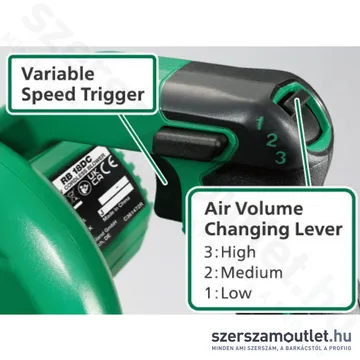 HIKOKI RB18DC-BASIC Akkus légseprű (18V) (Akku és töltő nélkül!)