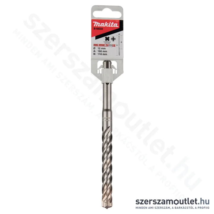 MAKITA SDS-Plus Nemesis Zentro Plus fúró 12x160/110mm (E-14532) (B-58322)