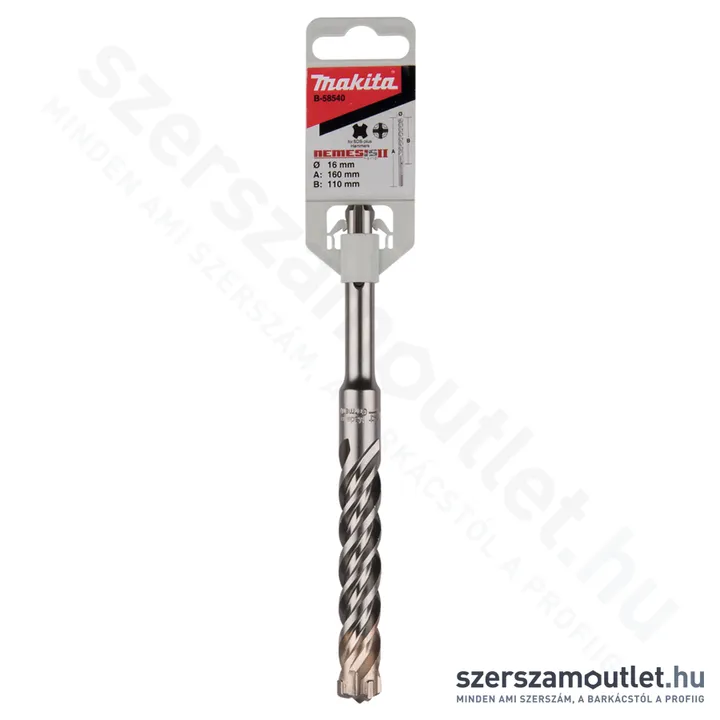 MAKITA SDS-Plus Nemesis fúró 16x160/110mm (B-58540)(B-13362)(E-14738)