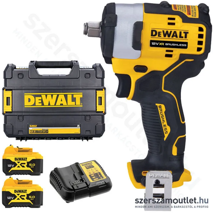 DEWALT DCF901P2-QW XR Akkus szénkefementes ütvecsavarozó (2x5,0Ah/12V)