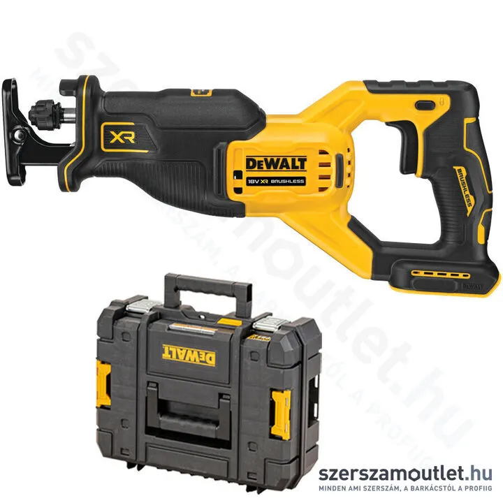 DEWALT DCS382NT-XJ XR Akkus szénkefementes orrfűrész 18V kofferben (Akku és töltő nélkül)