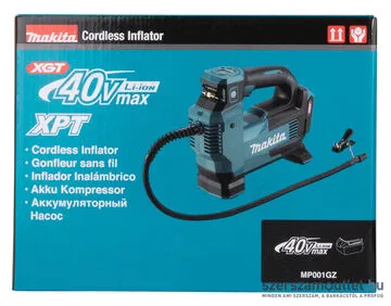 MAKITA MP001GZ Akkus Pumpa (40V) (Akku és töltő nélkül!)