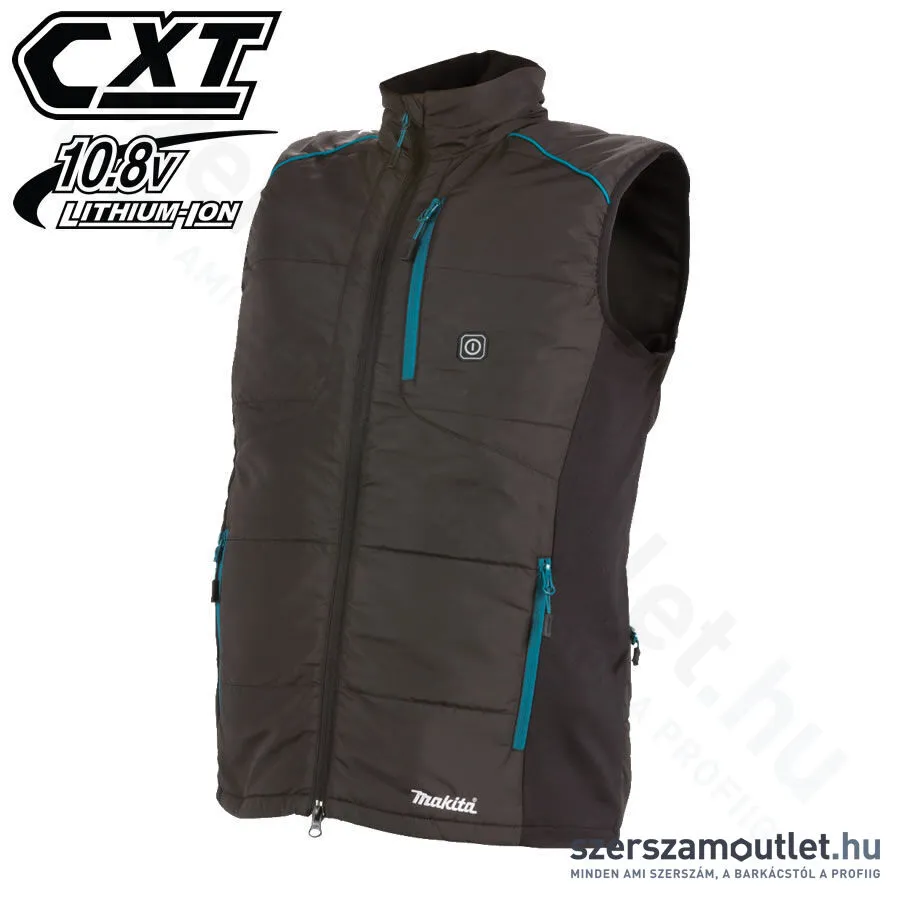 MAKITA CV102DZ Fűthető mellény S [Fekete] (10,8V CXT Li-ion) (Akku és töltő nélkül!)