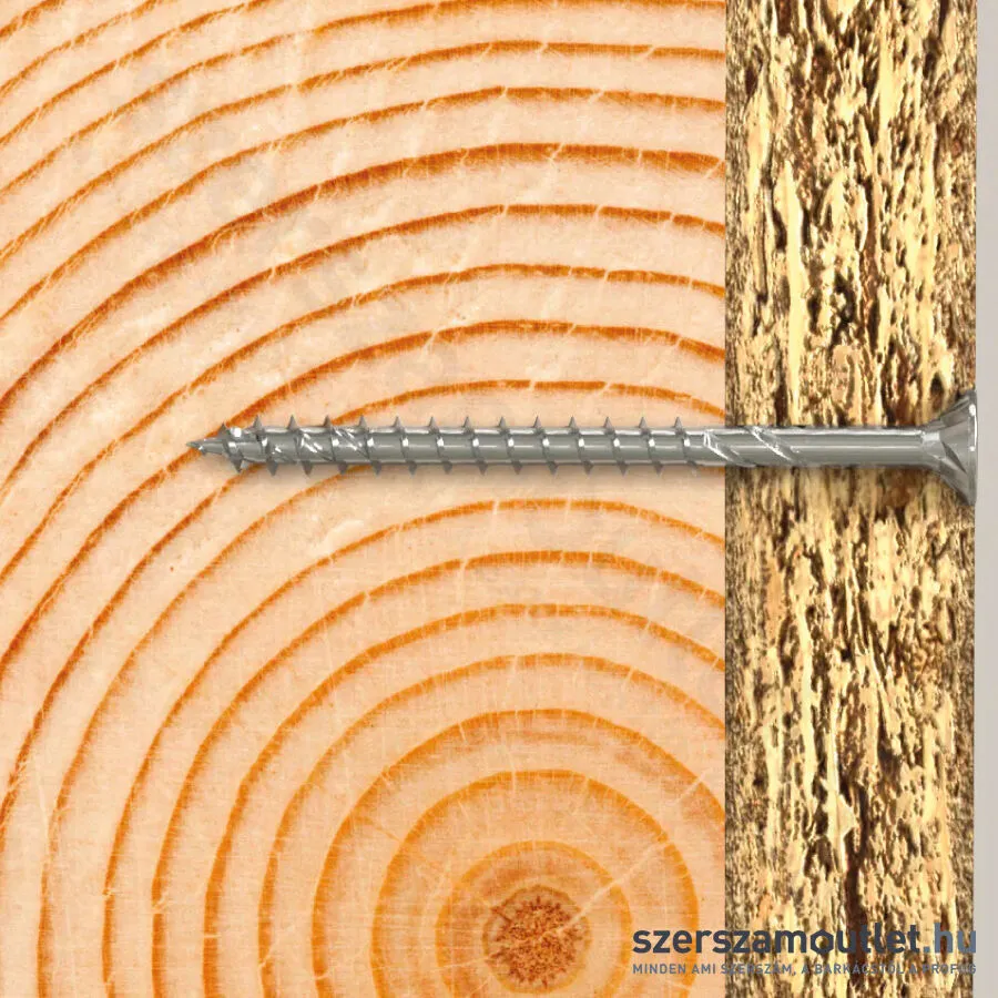 FISCHER FPF II CZP Faforgácslapcsavar 6,0x80mm BC PZ | részmenetes (45mm) [100db] (670526FIS)