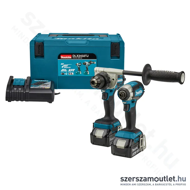 MAKITA DLX2432TJ Akkus szett 18V Li-ion (DDF486+DTD153+2x5,0Ah MP3)