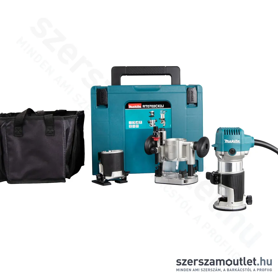 MAKITA RT0702CX2J Felsőmaró/élmaró (710W/6-8mm)