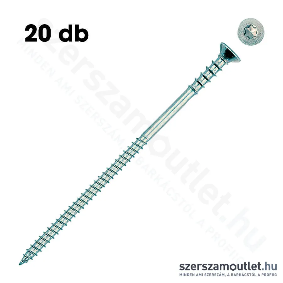 FISCHER JUSS Beállítócsavar 6,0x60mm TX25 [20db] (59040)