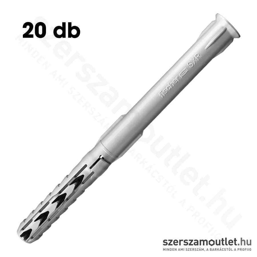 FISCHER SXR Rögzítődübel 8x60mm [20db] csavar nélkül (506194)