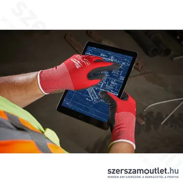 MILWAUKEE Vágásbiztos kesztyű, téli (1/A vágási szint) XL/10 (12pár) (4932471608)