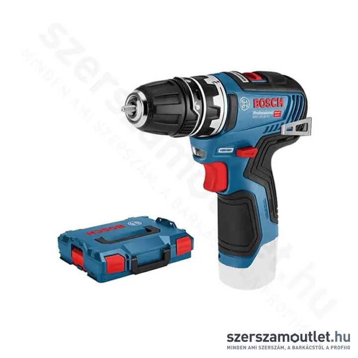 BOSCH GSR 12V-35 FC Akkus kefementes fúrócsavarozó 12V, L-boxx-ban (Akku és töltő nélkül)