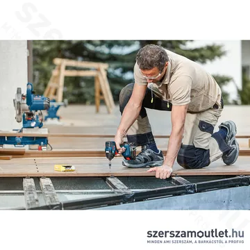 BOSCH GDR 18V-200 Akkus ütvecsavarozó szénkefementes, L-CASE kofferben (1/4
