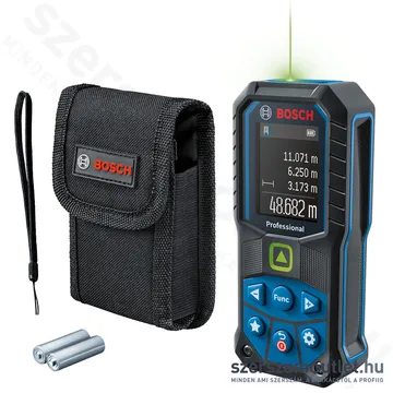 BOSCH GLM 50-25 G Lézeres távolságmérő ZÖLD 50m (0601072V00)