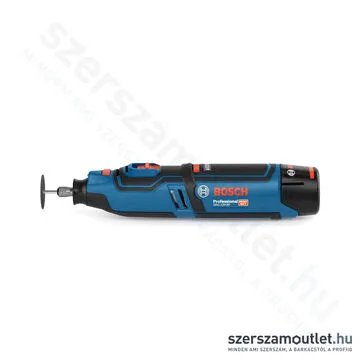 BOSCH GRO 12V-35 Akkus forgószerszám, egyenescsiszoló, multiszerszám L-Boxx-ban (2x2,0Ah/12V)