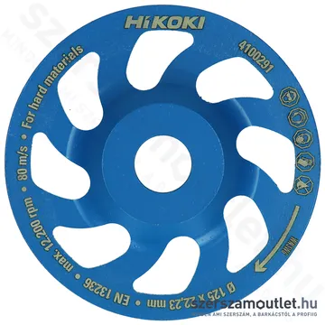 HIKOKI Gyémánttárcsa 125x22,5mm (4100291)