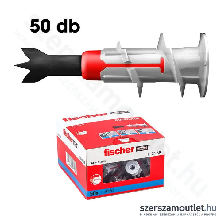 FISCHER DUOBLADE Önfúró gipszkarton dübel 5x44mm [50db/doboz] (545675)