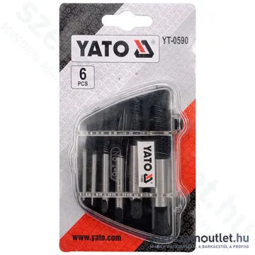YATO Törtcsavarkihajtó készlet M3-M25 6db-os (YT-0590)