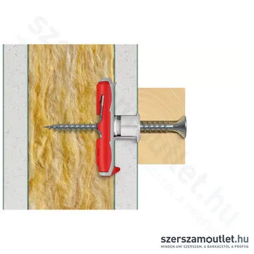 FISCHER DUOTEC 12 S PH M Műanyag billenőhorog | D-fejű csavarral [10db/doboz] (542797)