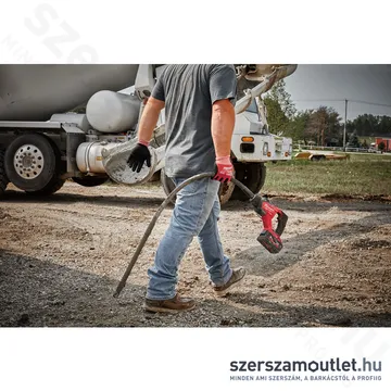 MILWAUKEE M18 FCVN12-551 Akkus tűvibrátor 1,2m-es ostorral (1x5,5Ah/18V) (4933479597)